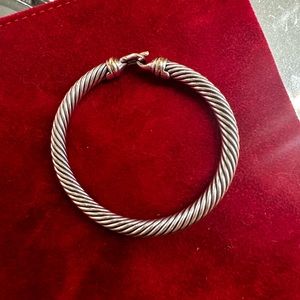 David yurman silver and gold bracelet